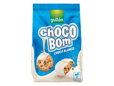 galletas choco bom chocolate blanco