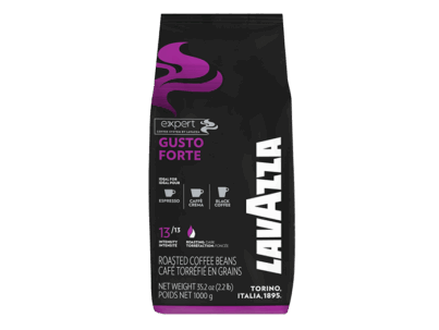 café en grano lavazza gusto forte