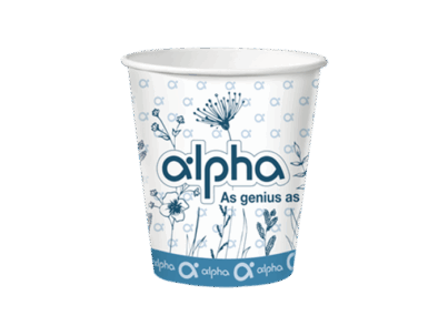 Vaso Alpha 100% Papel 165 cc