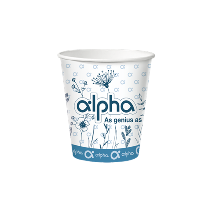 Vaso Alpha 100% Papel 165 cc