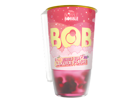 bubble tea sakura peach