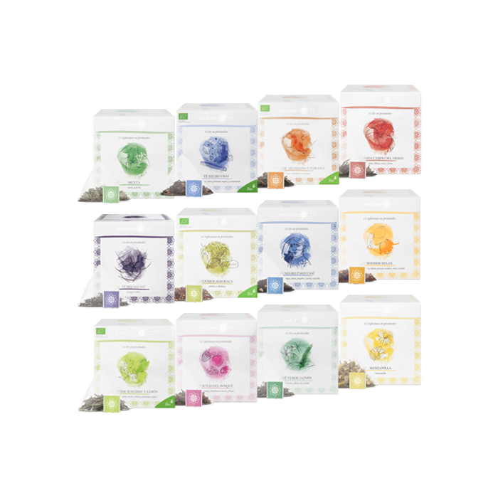 mix de tés pirámide