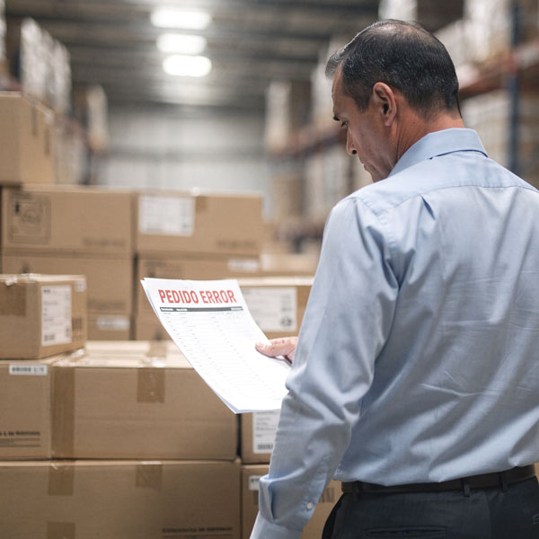 error de pedido
